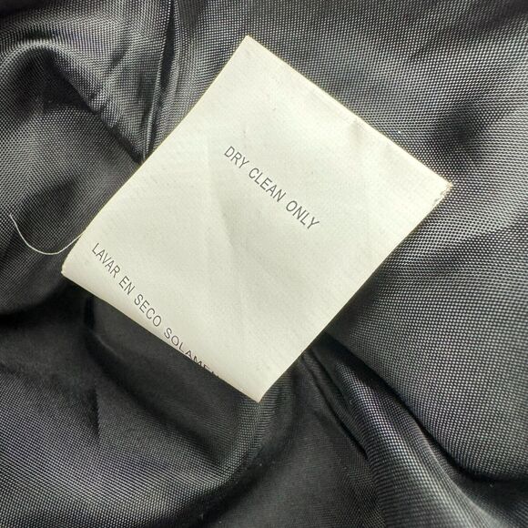 Jolt womens Medium black red wool blend coat jacket peacoat pockets buttons goth - Picture 8 of 8